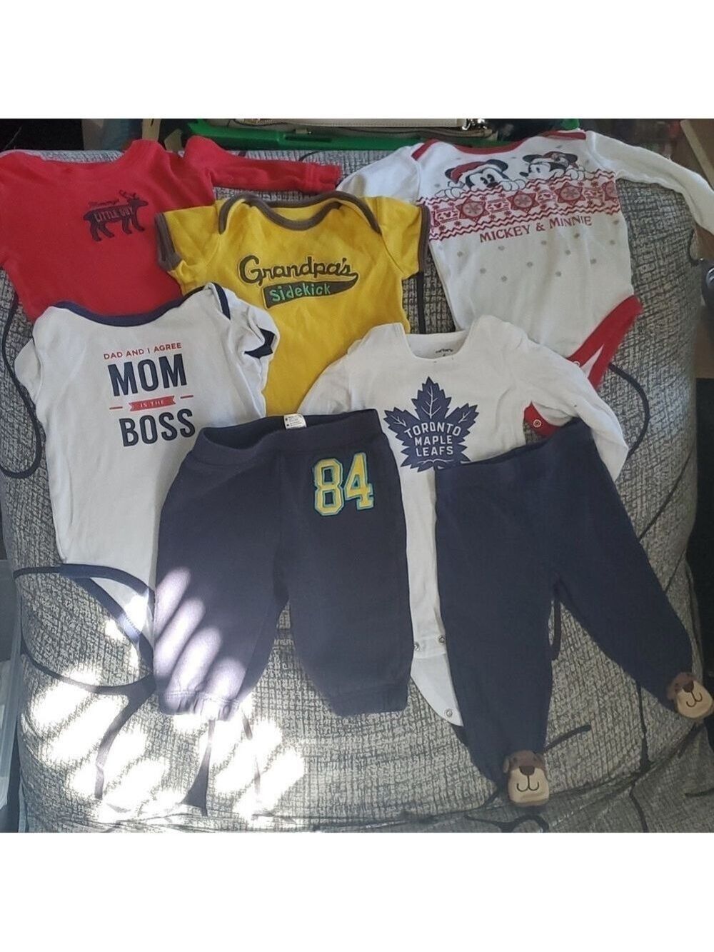 Onesies and joggers size 6 months